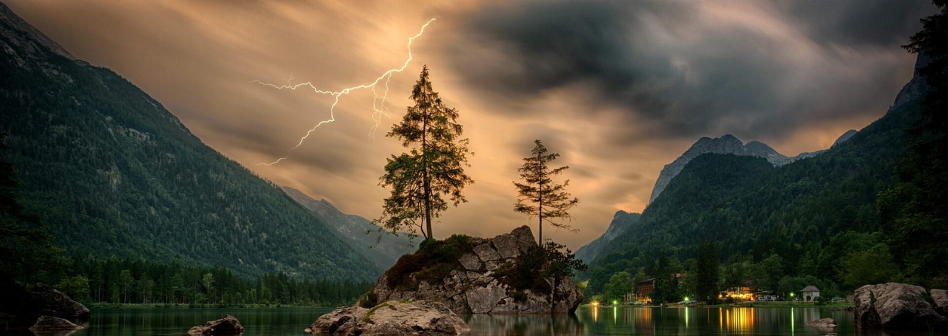 nature, wallpaper 4k, mac wallpaper, waters, lake, island, landscape, thunderstorm, tree, wallpaper hd, 4k wallpaper 1920x1080, nature background, clouds, beautiful nature, laptop wallpaper, lightning, alpine, panorama, mirroring, mountain, desktop backgrounds, hintersee, rocks, night, cool backgrounds, 4k wallpaper, light, free background, free wallpaper, alps, hd wallpaper, full hd wallpaper, cool wallpaper, beautiful wallpaper, windows wallpaper, nature wallpaper, zoom background, background