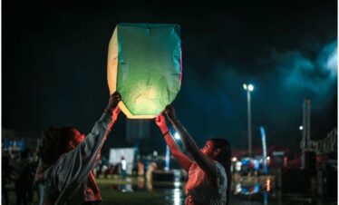 balloons, nature, darling, night, clouds, festival, people, love