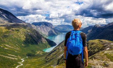 backpacker, mountains, panorama, viewpoint, backpacking, hiker, hiking, mountain ranges, valley, mountain valley, lake, mountain lake, landscape, nature, norway, outdoors, bessegen, man, hiking, hiking, hiking, hiking, hiking, norway, norway, norway, man, man